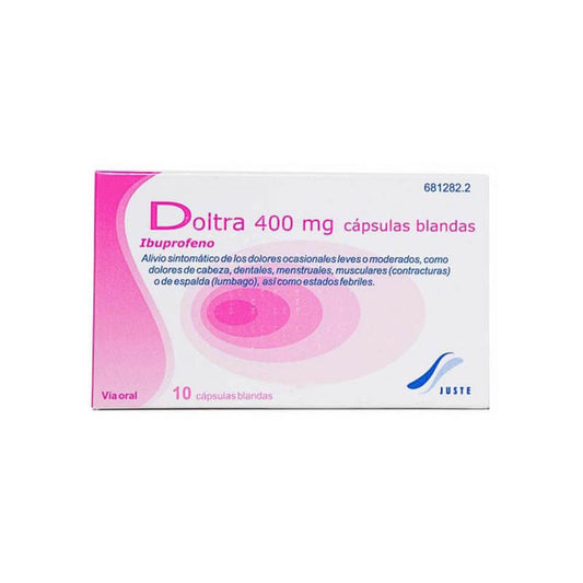 Juste Doltra 400 mg 10 cápsulas Blandas