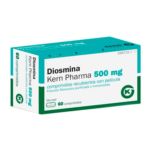 Diosmina Kern Pharma 500 mg, 60 Comprimidos Recubiertos