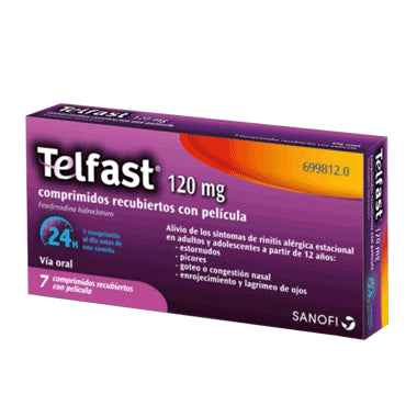 Telfast 7 comprimidos