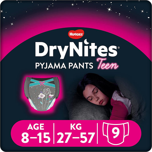 Drynites Edad 8-15 Años (27-57 Kg) Niña, 9 Unidades