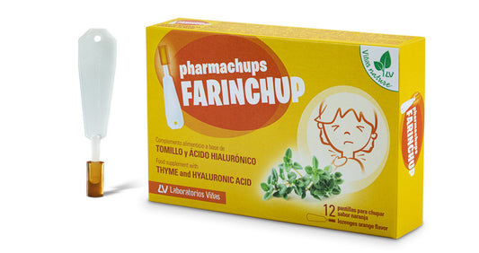 Pharmachups Farinchup Sabor Naranja , 12 pastillas