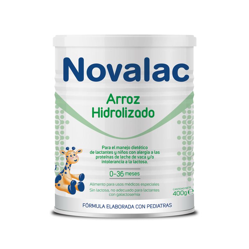 Novalac Arroz Hidrolizado 400 gr, 1 Bote Neutro