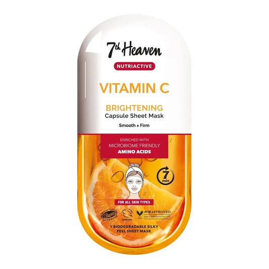 7 Heaven Mascarilla De Vitamina C , 2 unidades