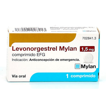 Levonorgestrel Mylan EFG 1,5 mg, 1 Comprimido
