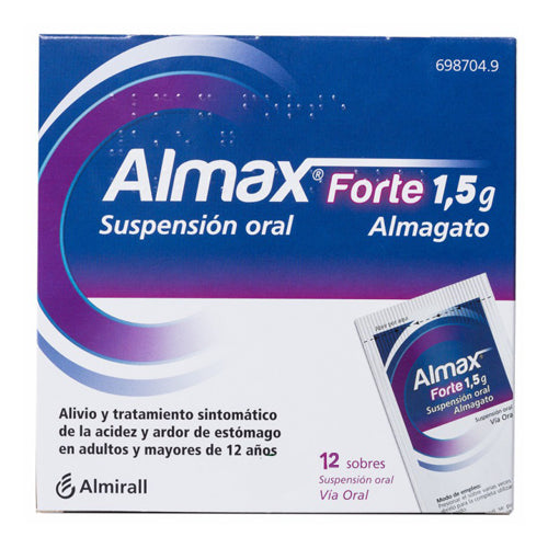 Almax Forte 1.5 gr 12 sobres Suspensión Oral