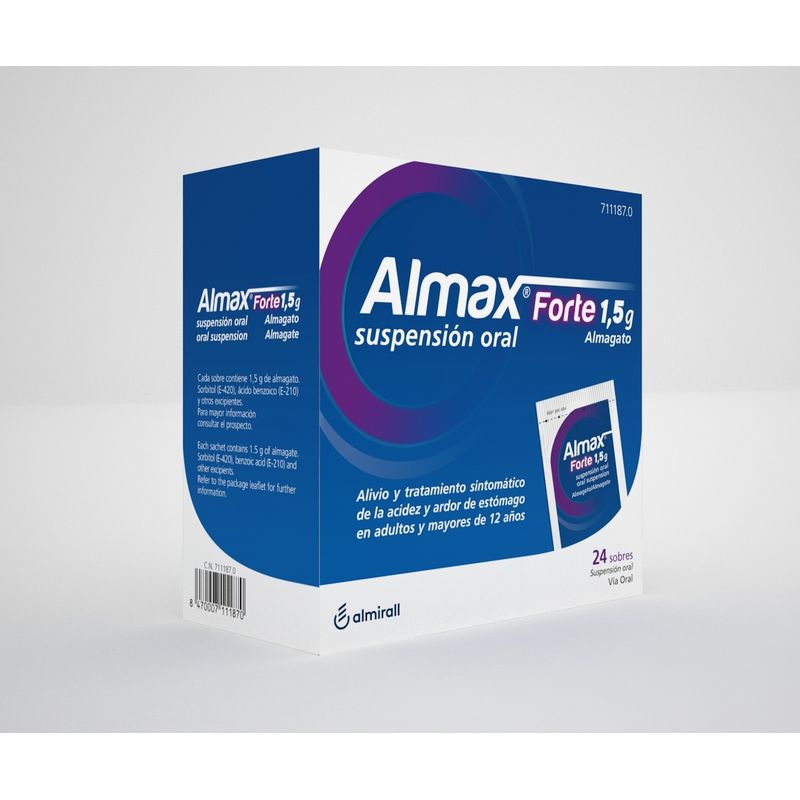 Almax Forte 1.5 gr 12 sobres Suspensión Oral