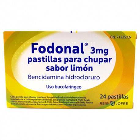 Fodonal 3 mg Sabor Limón