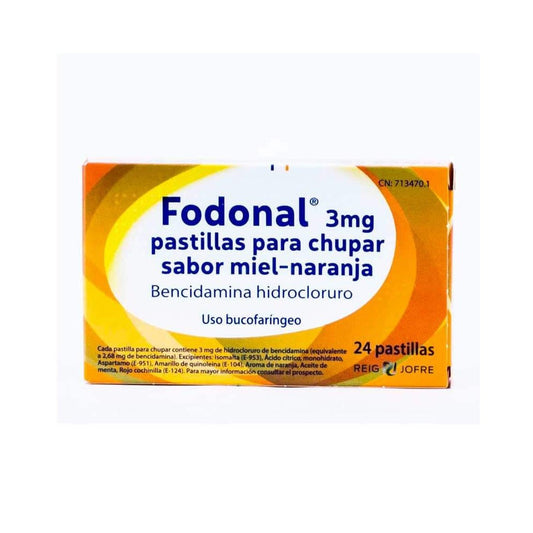 Fodonal 3 mg Sabor Miel-Naranja