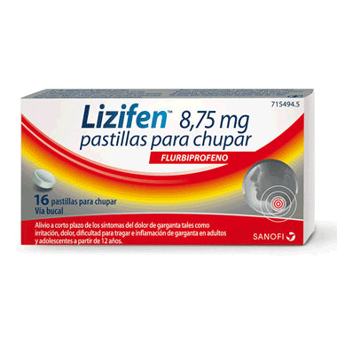 Lizifen 8,75 mg 16 Pastillas Para Chupar