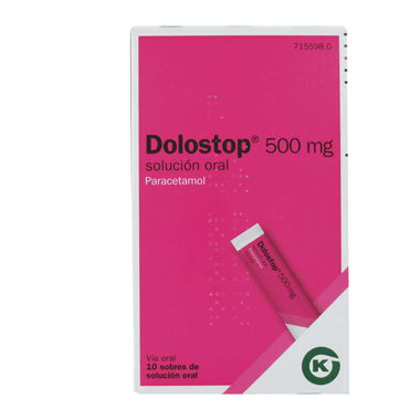 Dolostop 500 mg Solucion Oral 10 sobres x 10 ml