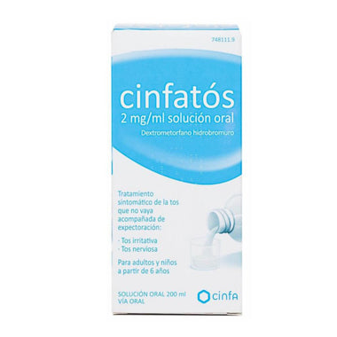 Cinfatos 2 mg/ ml Solución Oral Jarabe 200 ml