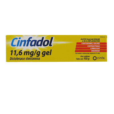 Cinfadol Gel 11,6 mg 100 gr