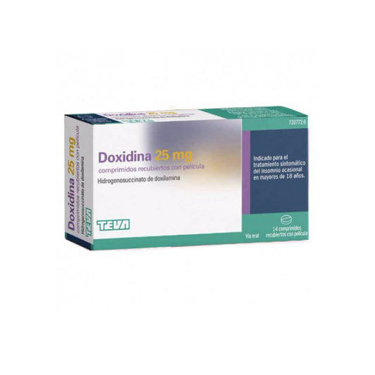 Doxidina 25 mg 14 Comprimidos Recubiertos