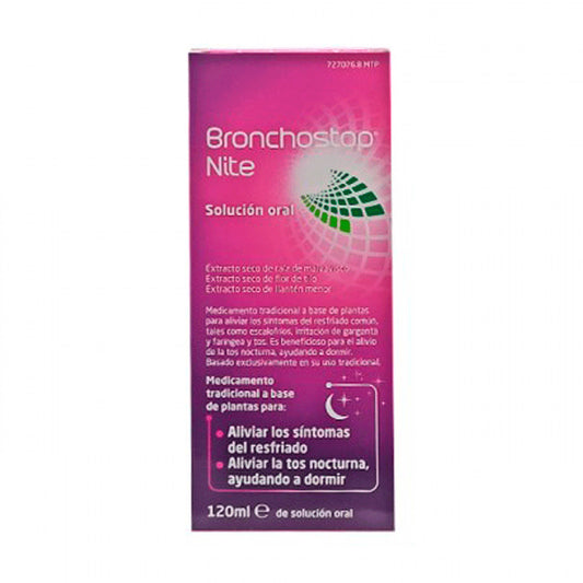 Bronchostop Nite Solucion Oral 1 Frasco, 120 ml