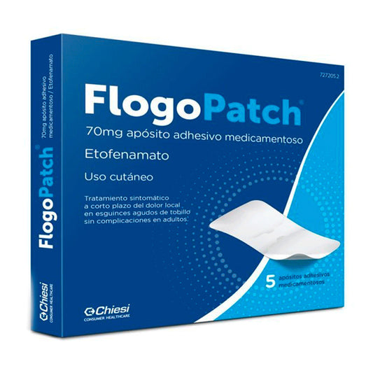 Flogopatch 70 mg, 5 Apositos Adhesivos Medicamentosos
