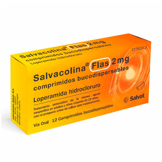 Salvacolina Flas 2mg, 12 Comprimidos Bucodispersables