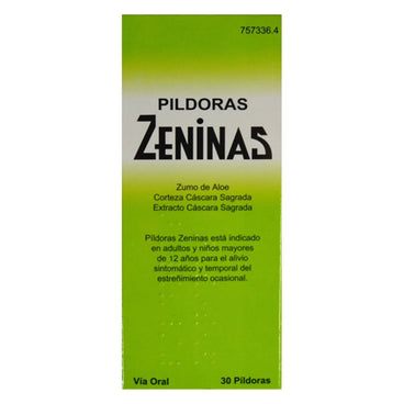 Píldoras Zeninas Laxantes 30 Unidades
