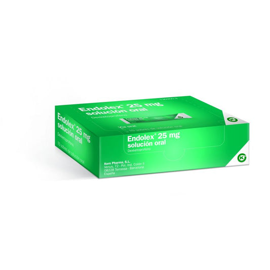 Endolex 25 mg Solución Oral 10 Sobres