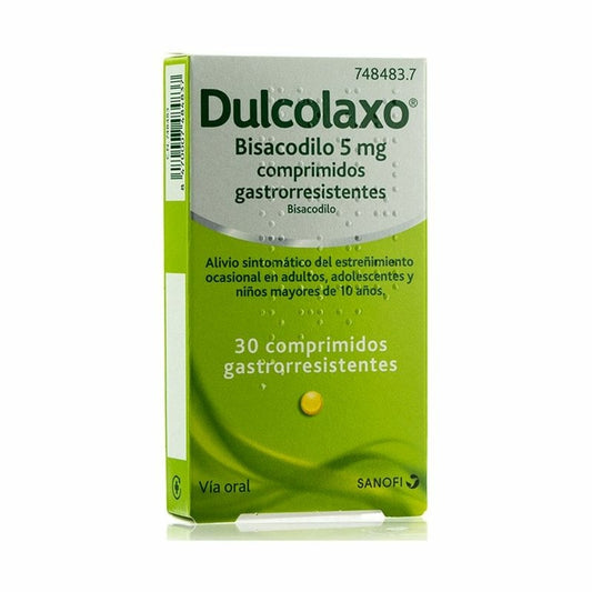 Dulcolaxo Bisacodilo 5 mg 30 comprimidos Gastrorresistentes