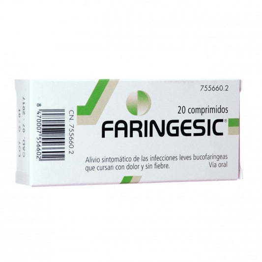 Faringesic 20 comprimidos