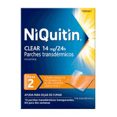 Niquitin Clear 14 mg Parches Transdérmicos 14 unidades