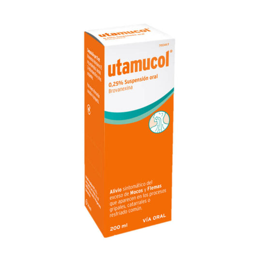 Utamucol 2,5 Mg/ ml Suspesión Oral - 1 Frasco de 200 ml