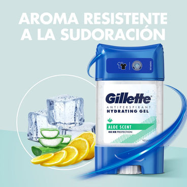 Gillette Desodorante  Hydra Gel Anti Transpirante Aloe 70Ml