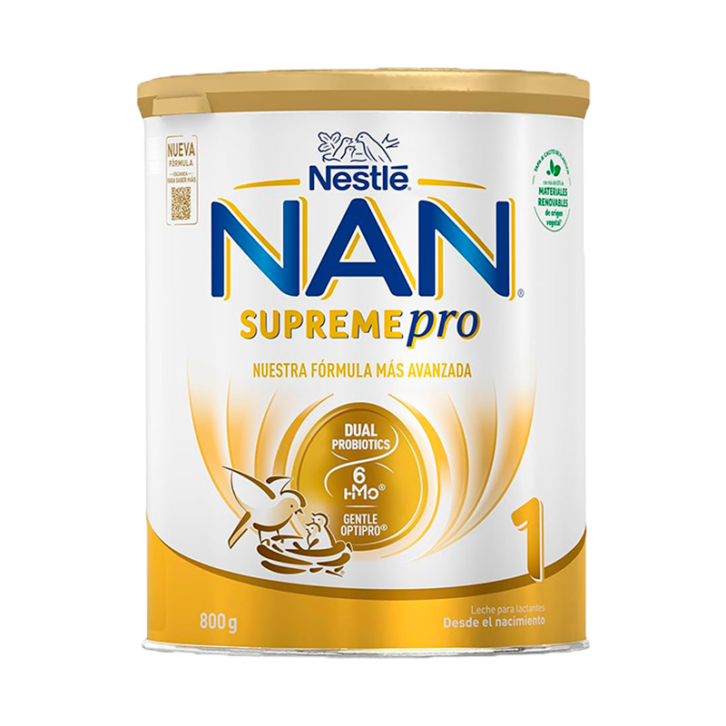 Pack 4 X Nestle Nan Supreme 1 Leche En Polvo 800 gr