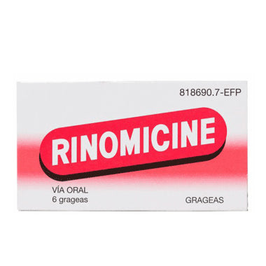 Rinomicine Grageas 6 grageas
