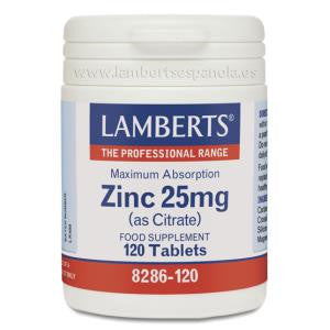 Lamberts Zinc 25 Mg. 120 Comp