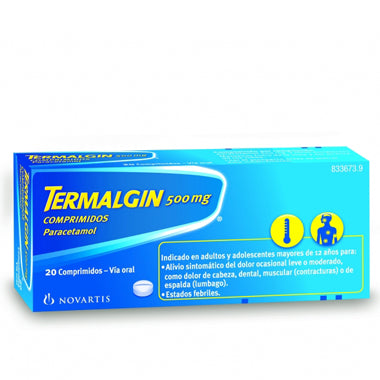 Termalgin 500 mg 20 comprimidos