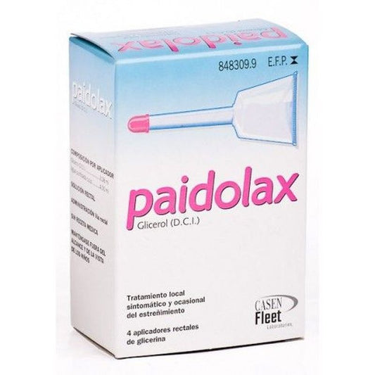 Paidolax Laxante 4 Aplicadores 4 ml