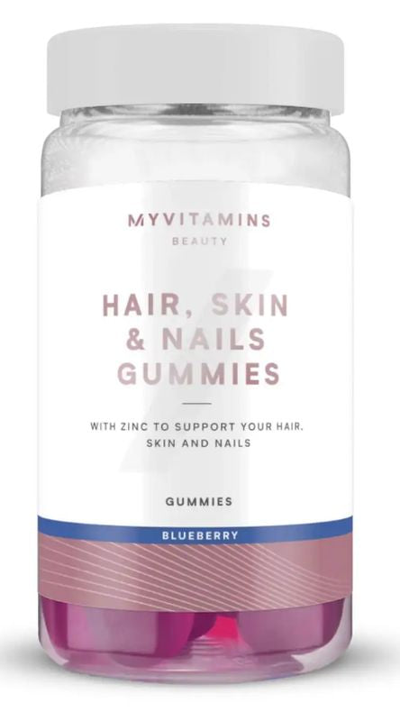 Myvitamins Hair Skin And Nails Gummies Blueberry , 60 gummies