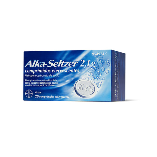 Alka Seltzer Antiácido 20 Comprimidos Efervescentes