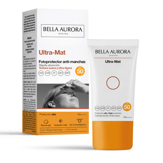 Bella Aurora  Fotoprotector Solar Anti-Manchas  Ultra-Mat , 50 ml.