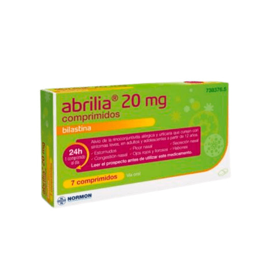 Abrilia Normon 20 mg, 7 Comprimidos