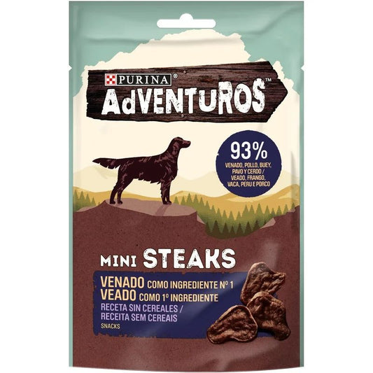 Adventuros Canine Mini Steaks Wild Venison 2X7X70Gr