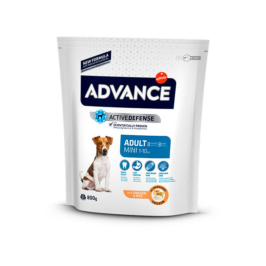 Advance Canine Adult Mini Pollo Arroz, 800 g, pienso para perros