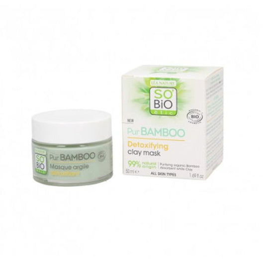 So´Bio Etic Mascarilla Facial Detox Pur Bamboo Arcilla 50M Bio