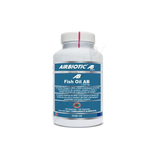 Airbiotic Fish Oil 1.200 Mg , 120 cápsulas   