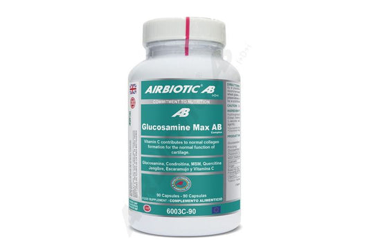 Airbiotic Glucosamine Max Ab Complex, 90 Cápsulas      