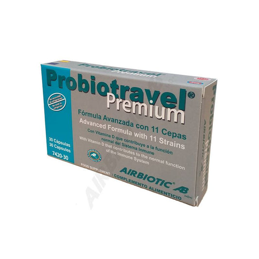 Airbiotic Probiotravel Premium , 30 cápsulas