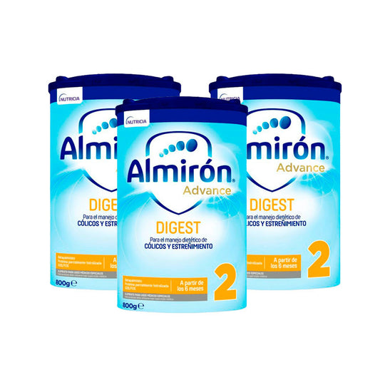Almirón Advance Digest 2 Leche Fórmula En Polvo Desde Los 6 Meses, 3 X  800 G