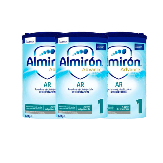 Almirón Advance AR1, Leche Anti Regurgitación, Desde Primer Día,  3 X 800g