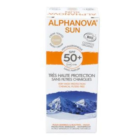 Alphanova Solar Facial Spf50+ Color Hipoalergenico 50Gr. Bio 