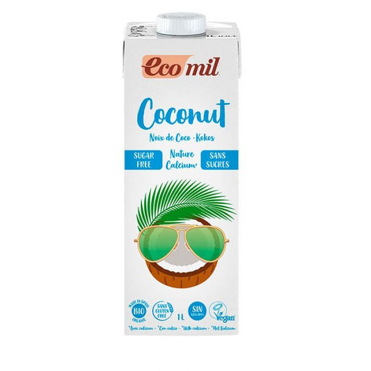 Almond Ecomil Bebida De Coco Nature Con Calcio 1Lt. S/A 