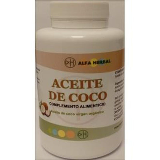 Alfa Herbal  Aceite De Coco 120 Cápsulas 