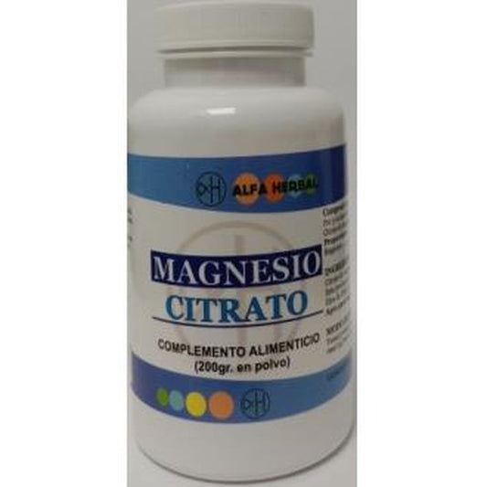Alfa Herbal  Magnesio Citrato Polvo 200Gr. 