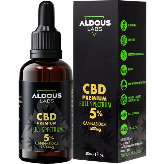 Aldous Labs Auténtico CBD Oil 5% 30 ml Full Spectrum