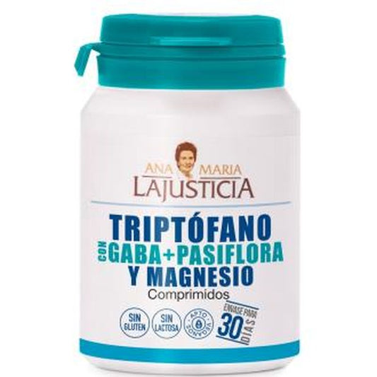 Ana Maria Lajusticia Triptofano Con Gaba + Pasiflora + Mg 60Comp. 